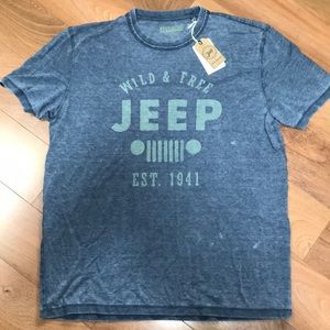 Lucky Brand Jeep Distressed Tee
